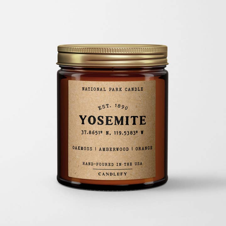 Candlefy – wholesale Jar/filled candle – Yosemite National Park Candle2