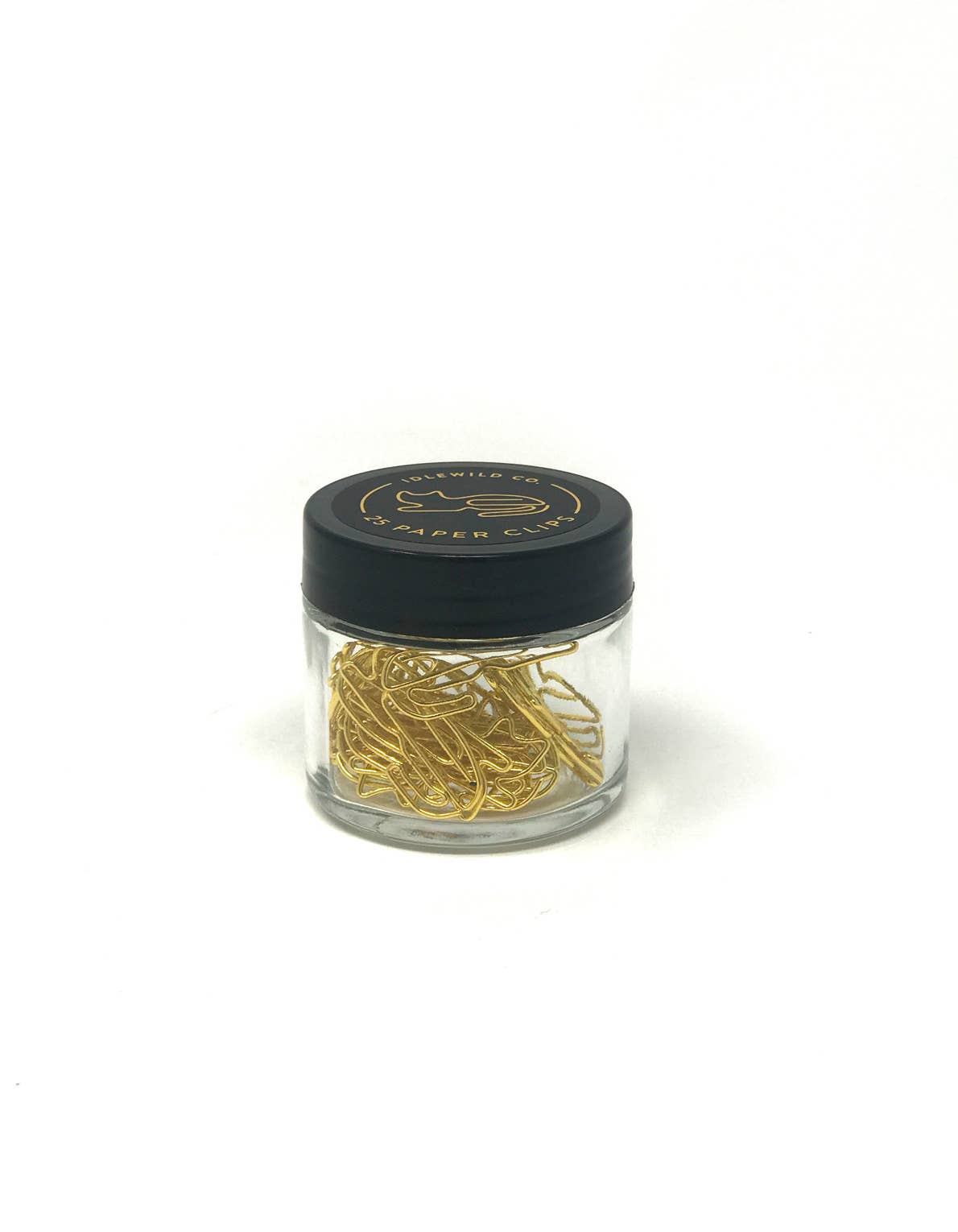 Idlewild Co. - Wholesale Paperclip - Cat Gold Plated Paper Clips (Jar of 25)1