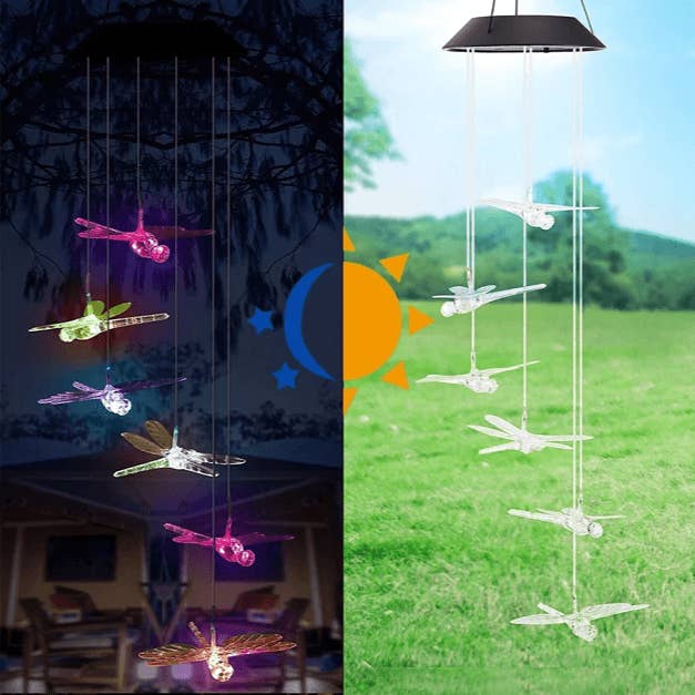 Dragonfly Wind Chime – Weatherproof Outdoor Decoration for wholesale by Style Rack