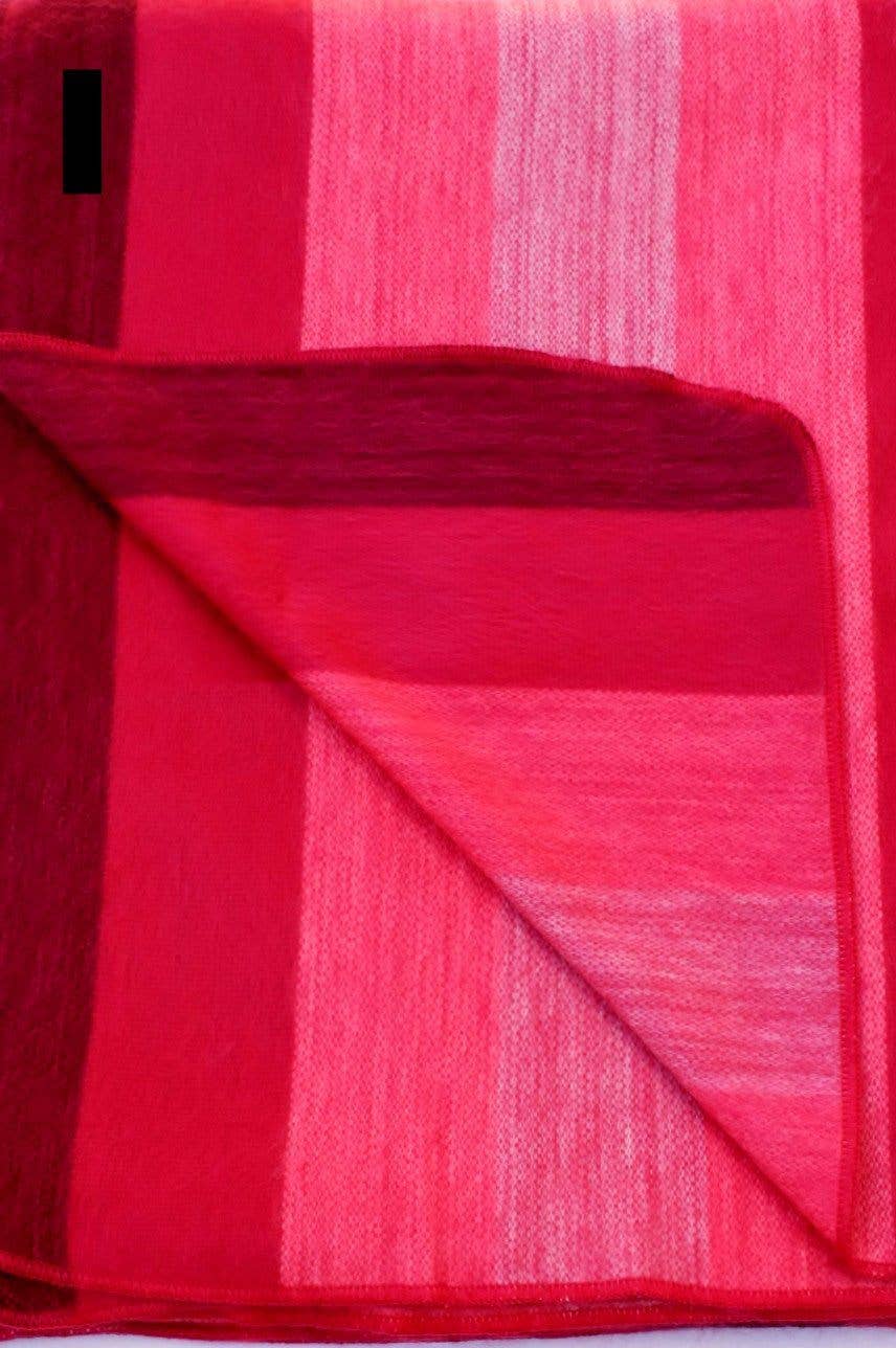 Choice Alpaca Products – wholesale Filtar – Alpacka Bed Filt - Randig29