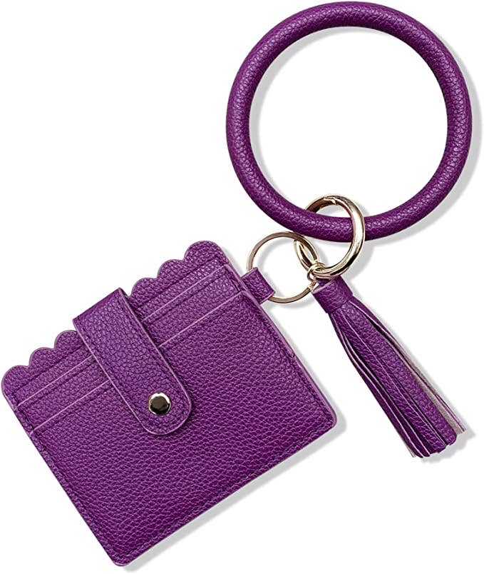 MiMi Wholesale - Wholesale Wallet - Women's - BB139x115 Solid Color Bangle/Key-Chain/Wallet w/ ID Window13