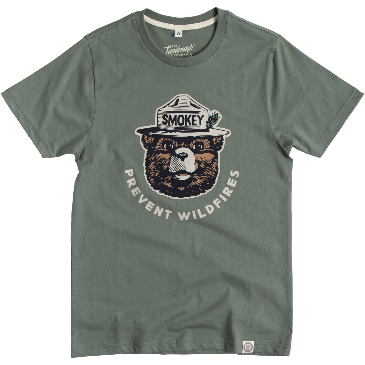 The Landmark Project - Wholesale Screen Printed T-Shirt - Unisex - Smokey Retro Unisex Short Sleeve Tee2