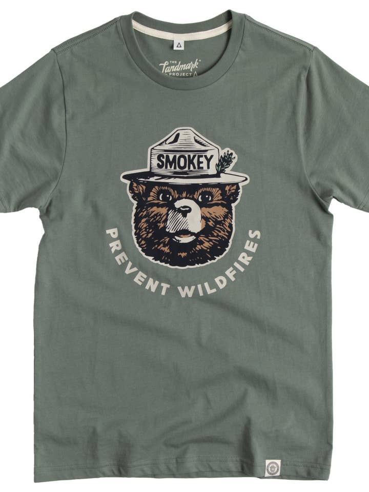 The Landmark Project - Wholesale Screen Printed T-Shirt - Unisex - Smokey Retro Unisex Short Sleeve Tee2