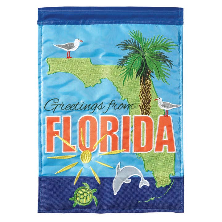 😲 Special Buy! FLAG DBAPP GRDN FLORIDA STATE-GREETING for wholesale by Magnolia
