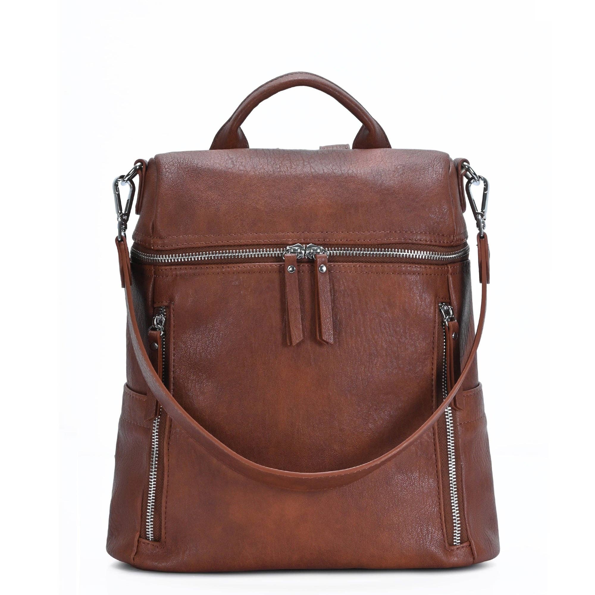 MMS Brands - Wholesale Backpack - Women's - Sienna Utilitarian Shoulder Backpack Purse40