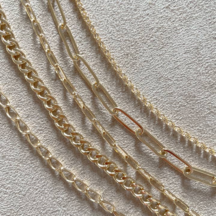 ASSORTED NECKLACE BUNDLE: SMALL SET for wholesale by Goldie Charm Bar