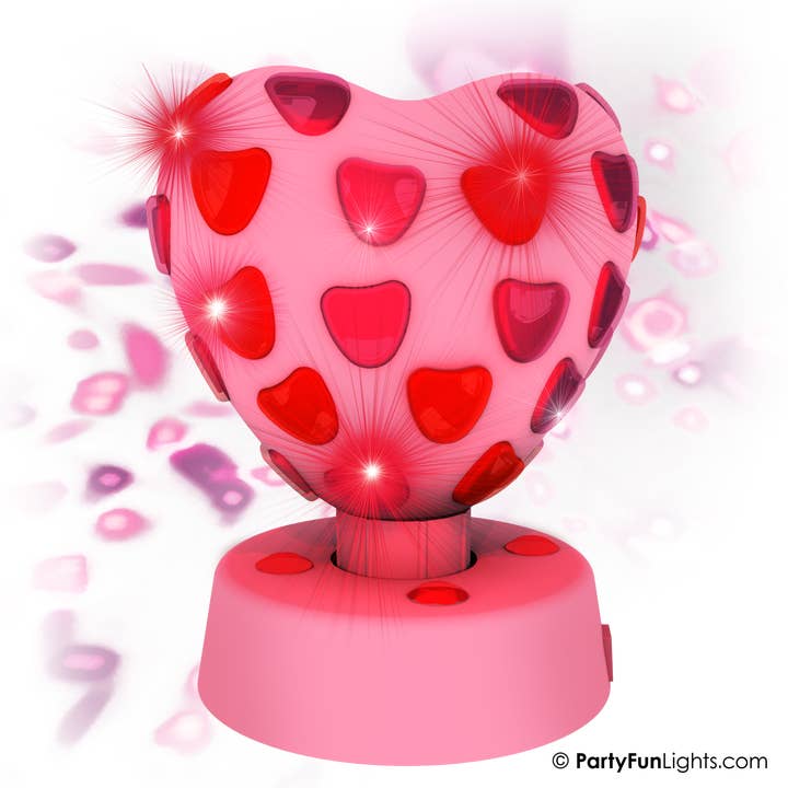 PartyFunLights - Heart Shaped Party Light - USB Powered for wholesale by PartyFunLights Europe B.V.