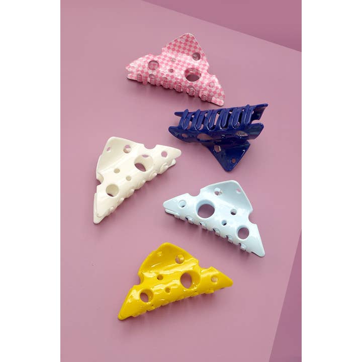 JOSSLYN by wall to wall - Wholesale Hair Clip - Women's - CUTE CHEESE STYLE HAIR CLAW CLIPS | 40H677