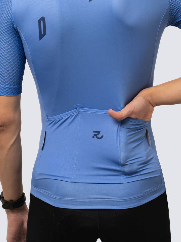Down The Road - Wholesale Athletic Top - Men's - Men's Paceline Jersey - Vivid Blue5