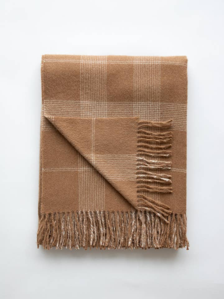 York Eco Alpaca Throw - Available in 4 Colors for wholesale by Linen Way Inc.