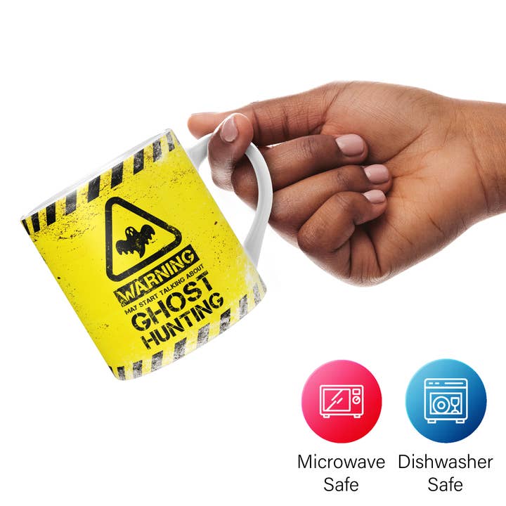 Mug Monster – wholesale Coffee mug – Warning May Start Talking About Ghost Hunting Mug15