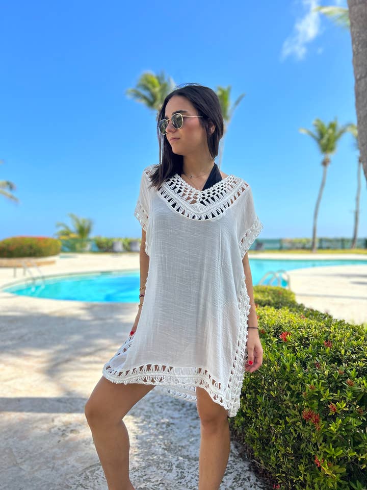 Tunica in garza per la vendita all'ingrosso da parte di Dorado Accessories