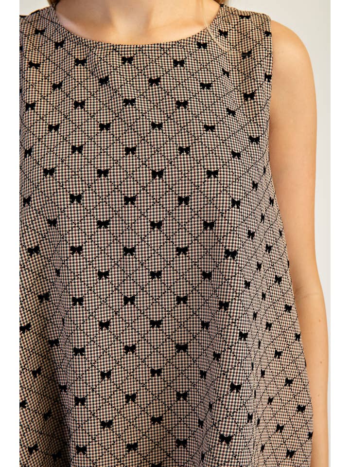 Glam - Wholesale Dress - Women's - Round Neck Bubble Mini Dress10