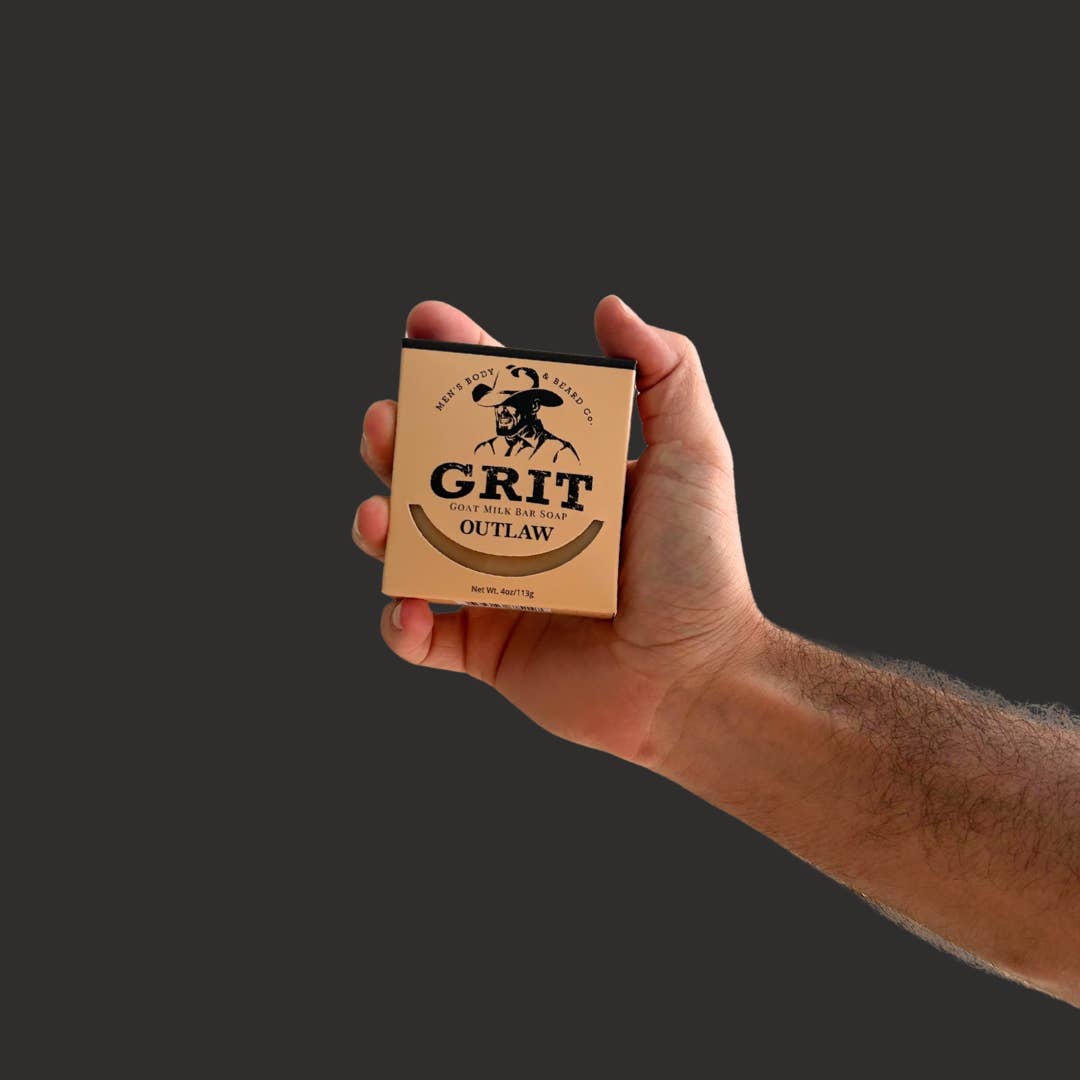GRIT Soap Supply - Wholesale Bar Soap - Men's - Outlaw Goat Milk Bar Soap