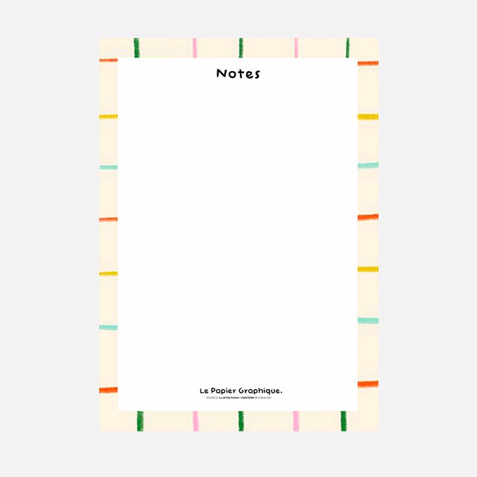 Notepad - Notepad for wholesale by LE PAPIER GRAPHIQUE