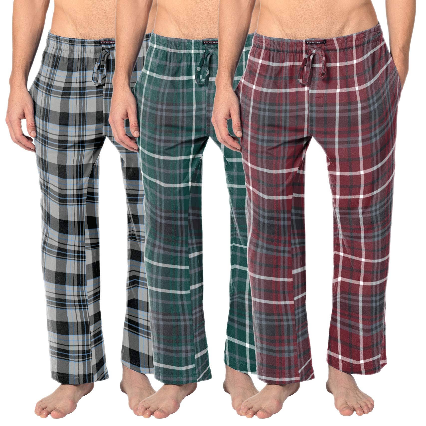 I-Wear Brands - Wholesale Sleepwear Bottom - Men's - Men's Cotton Flannel Lounge Pants11