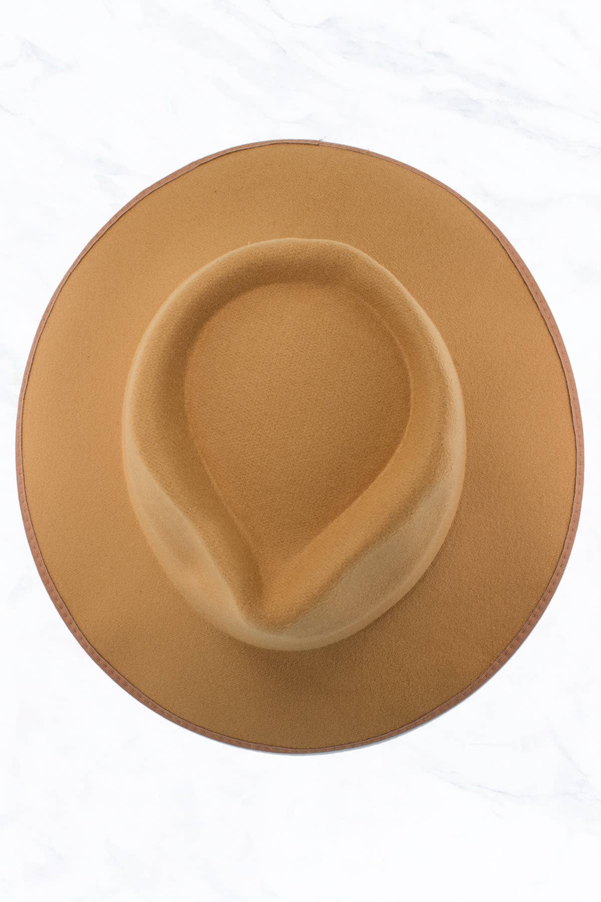 Suzie Q USA - Wholesale Fedora - Women's - Wrap of Edge Teardrop Shape Top Big Brim Hat8