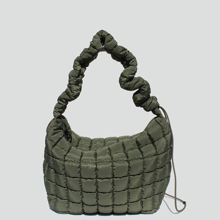 STREET LEVEL - Vente Sac à bandoulière – femme - Sac à bandoulière matelassé Grace Slouchy2