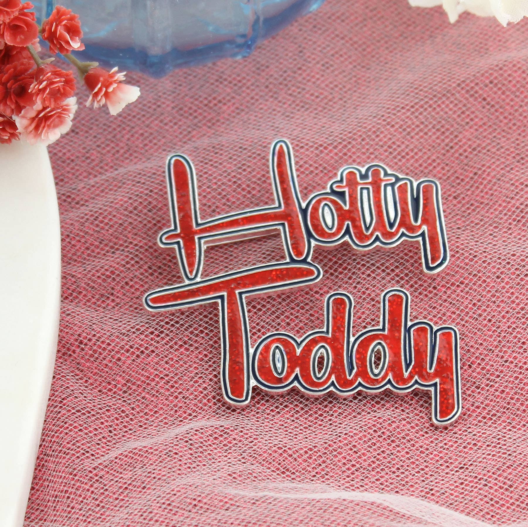 Seasons Jewelry - Wholesale Lapel Pin/Button - Mississippi Hotty Toddy Slogan Pin1