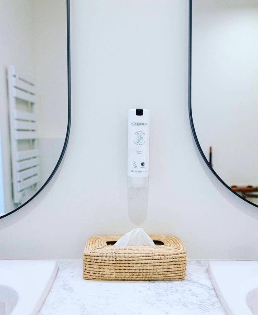 DarKech - Wholesale Decorative Box - Handwoven Rattan Tissue Box Cover – Natural Boho Decor4