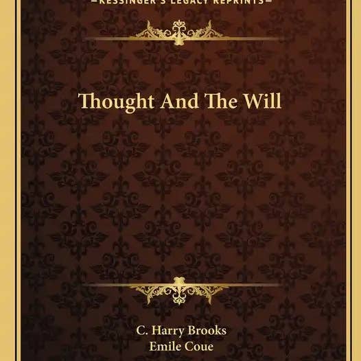 Books by splitShops - Wholesale Body, Mind & Spirit Book - Thought and the Will - Paperback