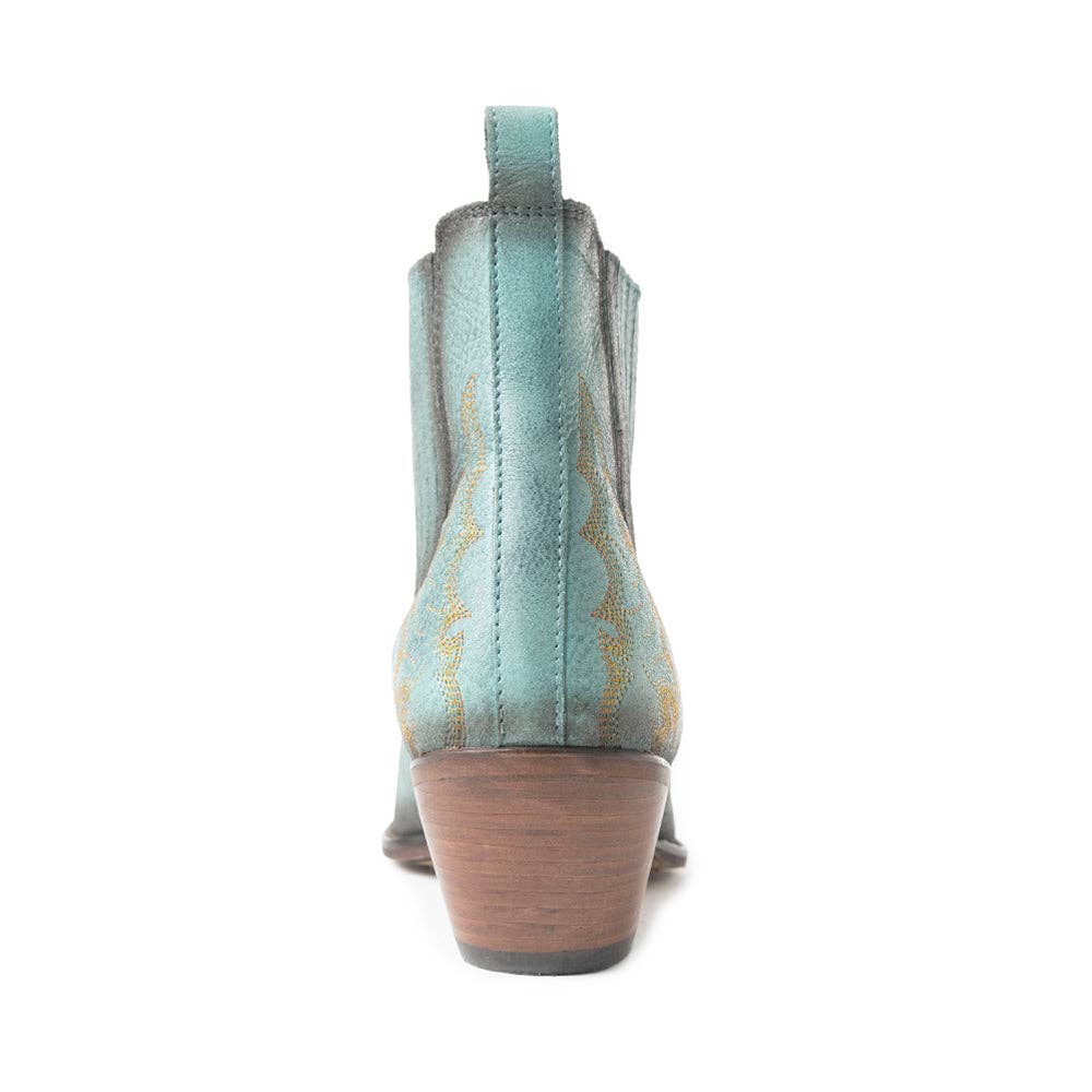 MYRA - EU - Venta al por mayor Botas cowboy - Mujer - Botines Dearling Ranch en color teal4
