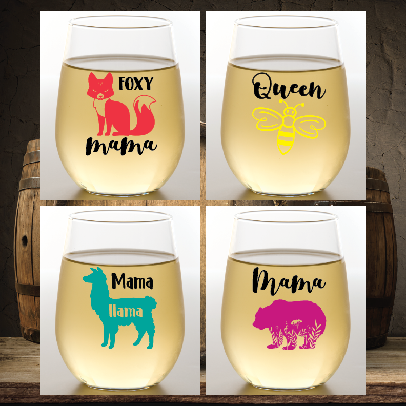 Wine-Oh! - Wholesale Wine Glass - CLOSEOUT ASSORTED Unbreakable Stemless Plastic Wine Glasses46