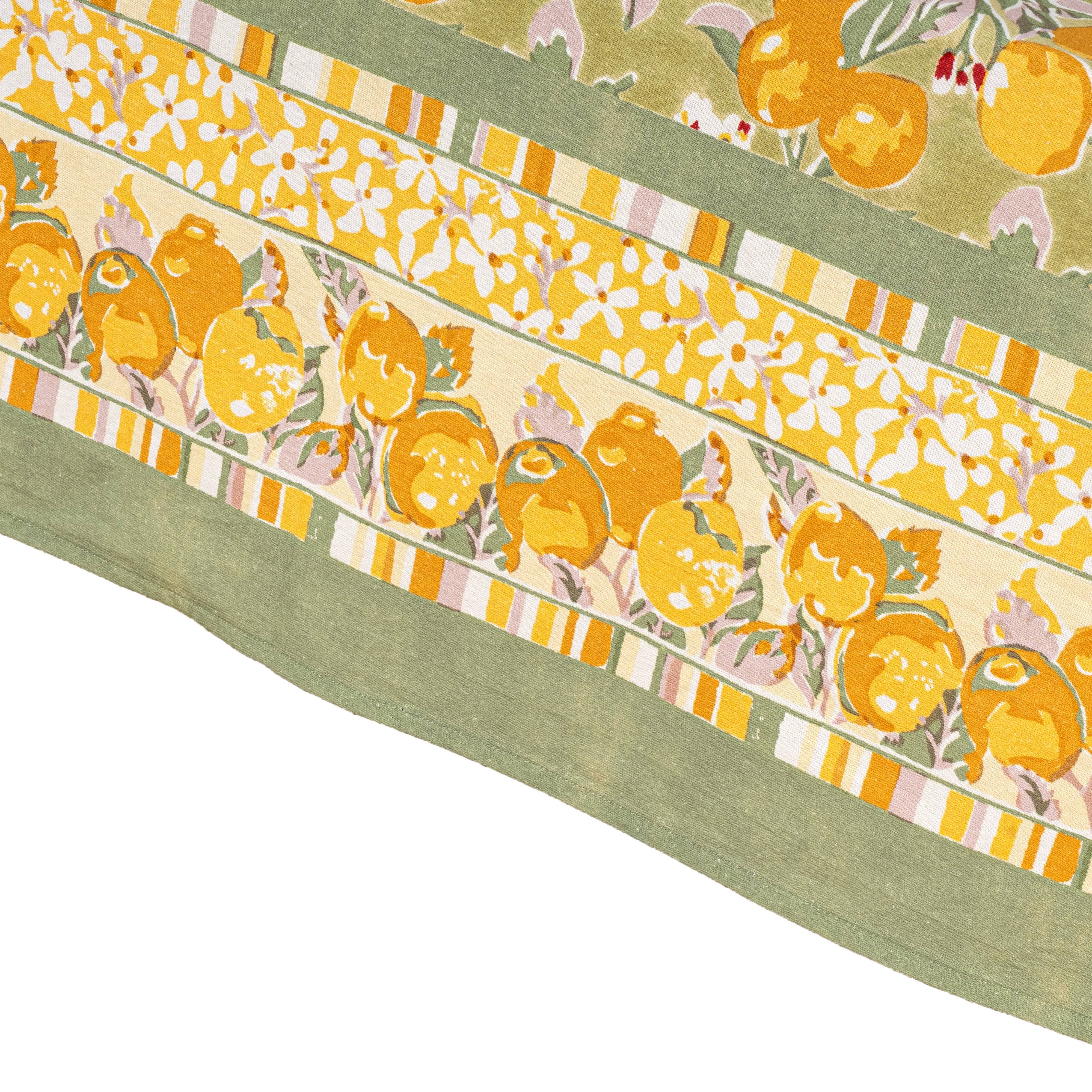 Couleur Nature – Großhandel Tischdecken – Französische Tischdecke Citron Vert & Gelb6