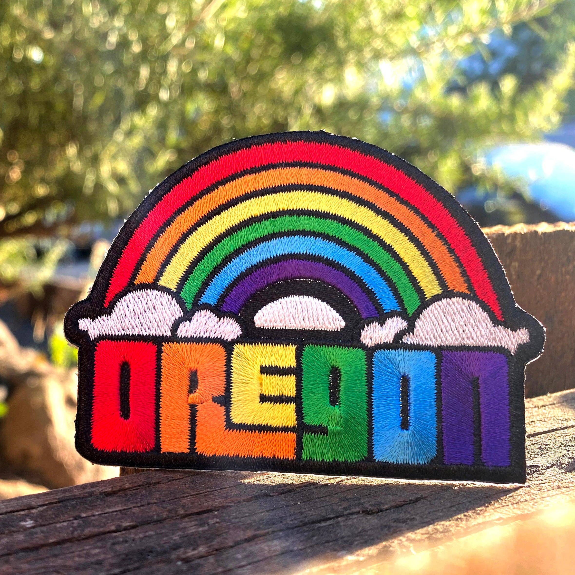 Little Bay Root - Wholesale Patch - Oregon Dreaming Rainbow | Iron-on Embroidered Patch2