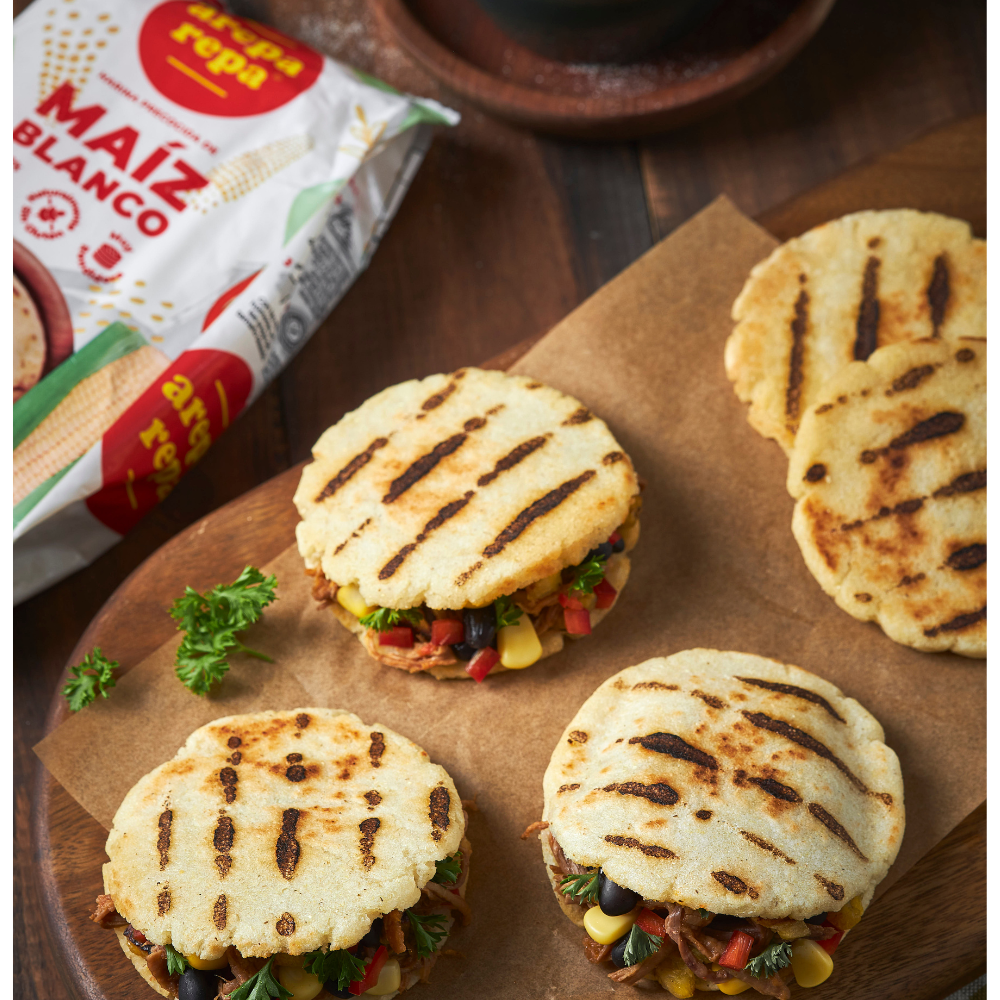 BOSANET – Großhandel Maismehl – Arepa Repa - Vorgekochtes weißes Maismehl (Packung mit 10)8