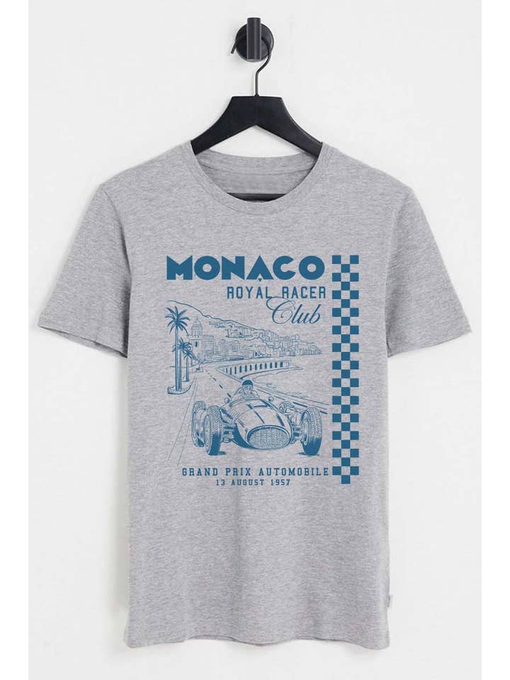 HARANG - Wholesale Screen Printed T-Shirt - Women's - M9264 - MONACO graphic tee2