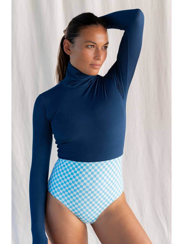 Sumatra Surf Suit River Blue/Joker Print for wholesale on Faire1