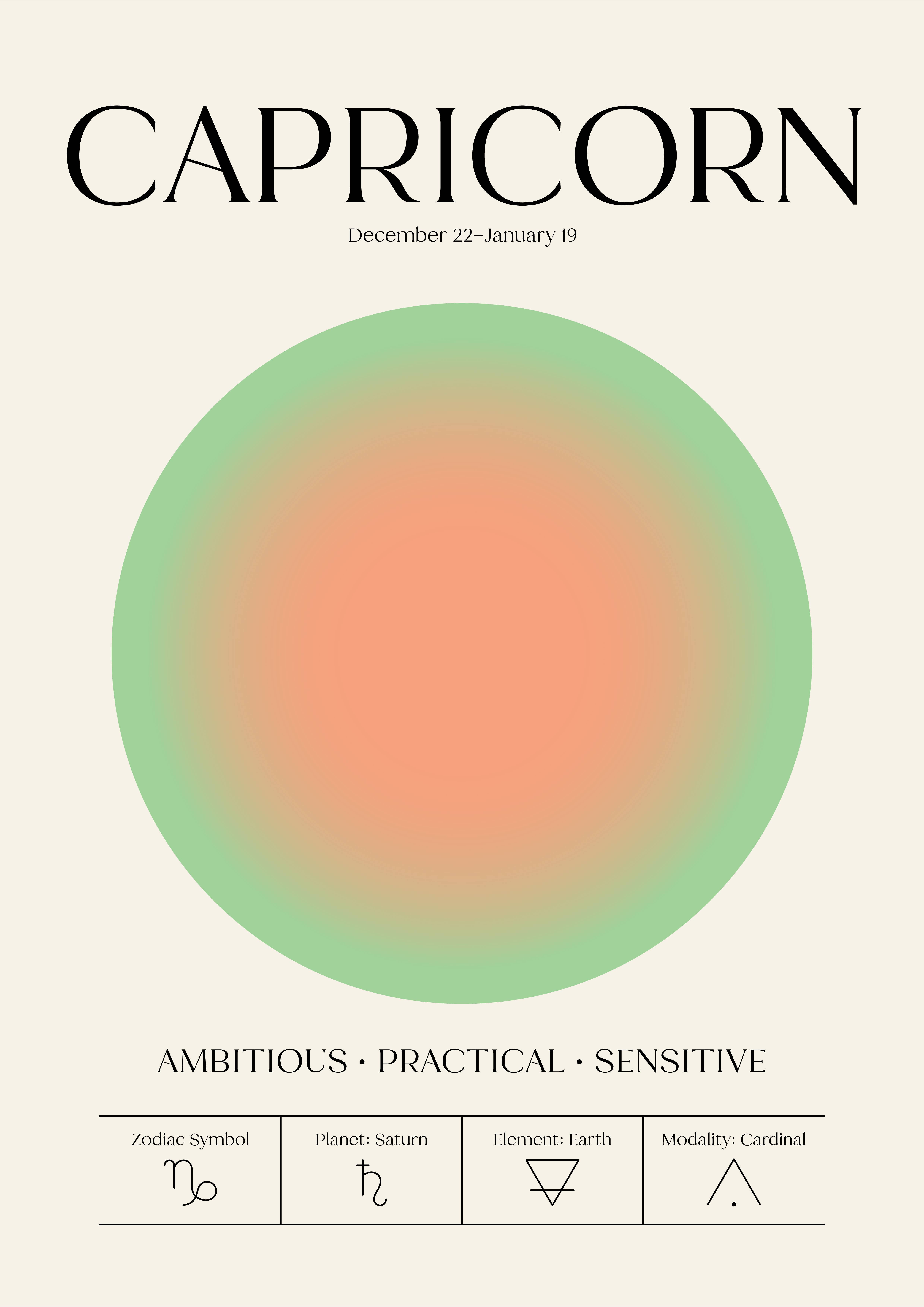 Little Viper Co - Wholesale Art Print - Zodiac Aura Astrology Star Sign Celestial Print 0