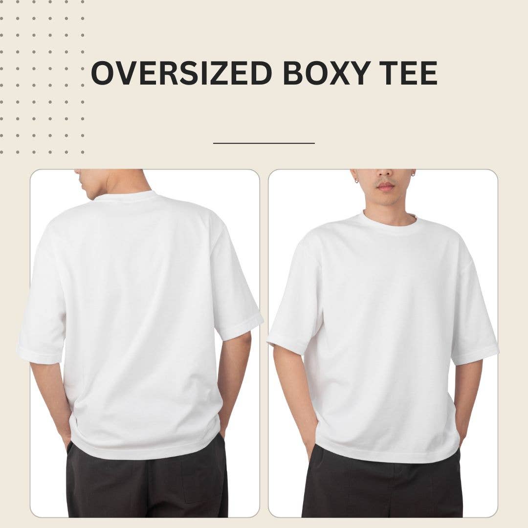 Factory Blanks - Wholesale T-shirt - Uniseks - 2025 Boxy Oversized Tee – 250GSM Premium Katoen Streetwear3