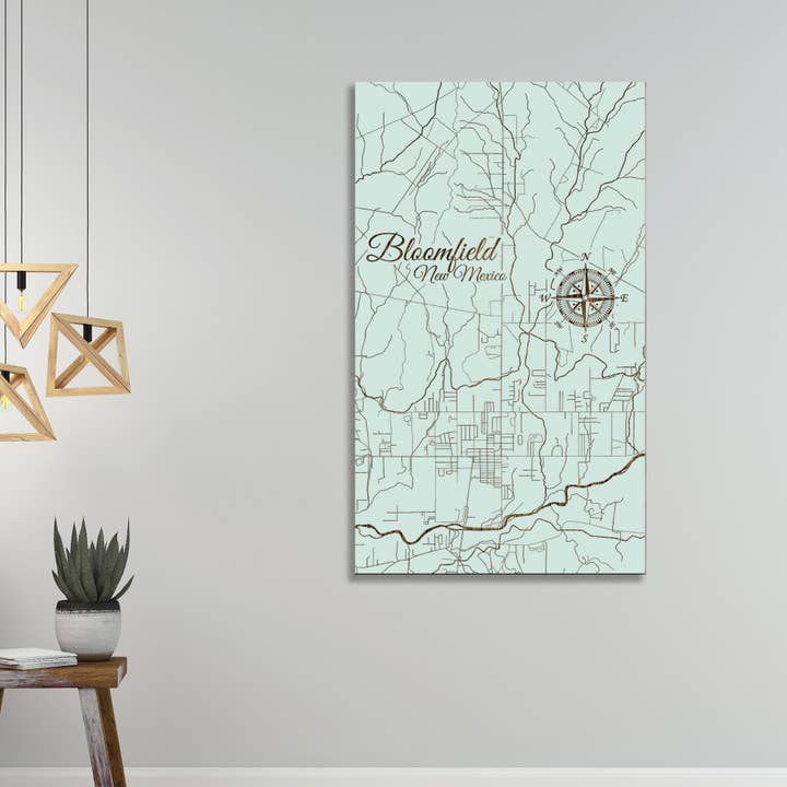 New Mexico: Bloomfield Street Visa karta för wholesale av Fire & Pine