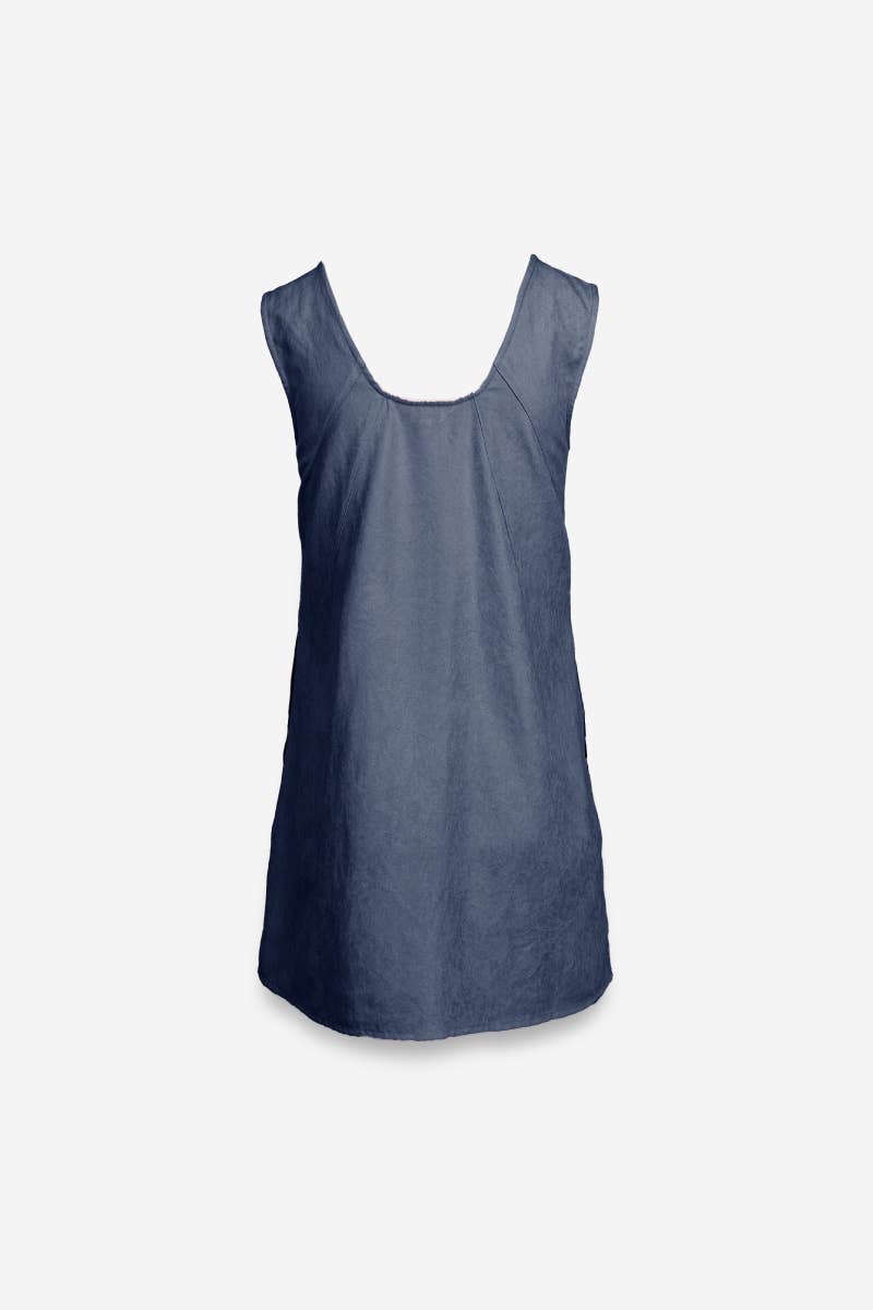 Naked Zebra - Wholesale Dress - Women's - Sleeveless Soft Matte Mini Shift Dress2