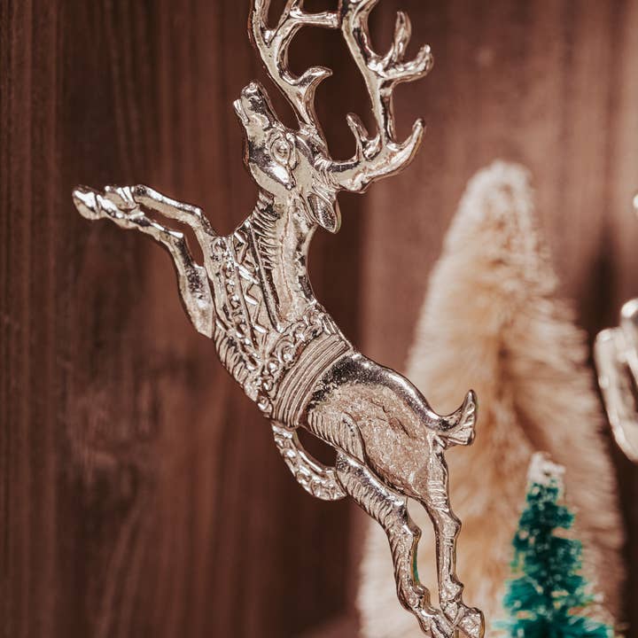 House of Morgan Pewter - Wholesale Ornament Set - Reindeer Ornaments - Deer Ornaments - Several Designs4