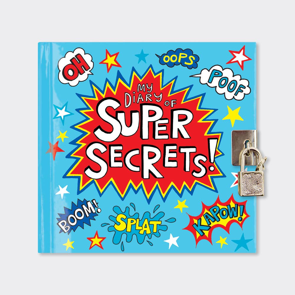 Rachel Ellen Designs - Wholesale Journal/Diary - Kids - Secret Diary - Super Hero