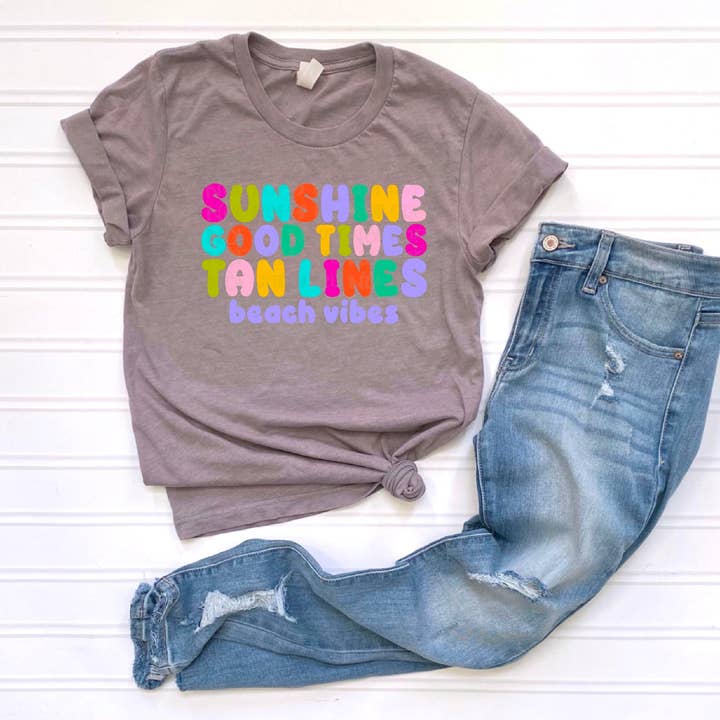 Beach Vibes DTF Transfer for wholesale by K and M Designs