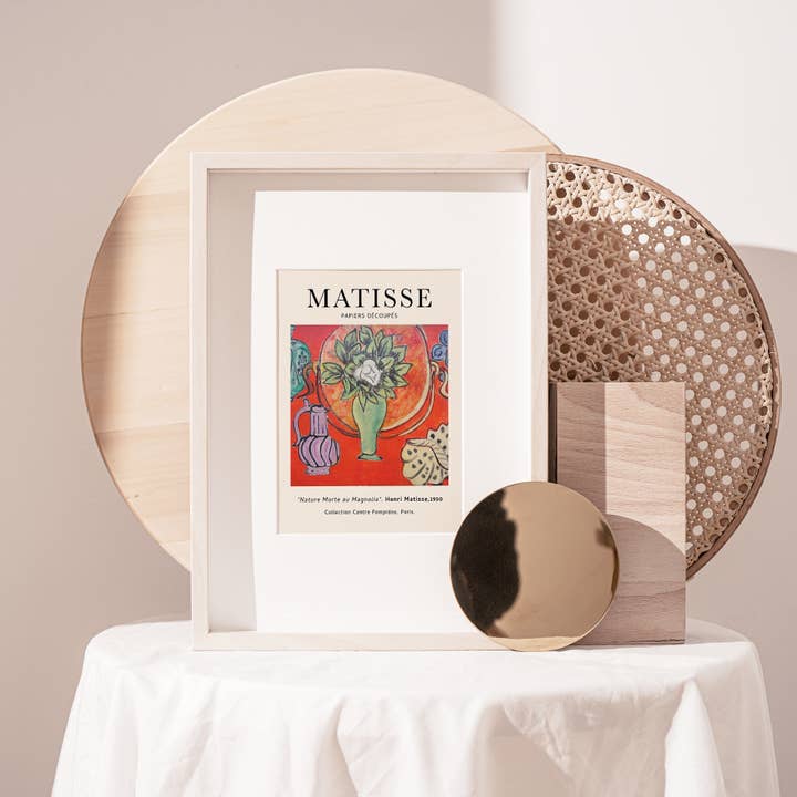 Sugar & Canvas – wholesale Konsttryck – Henri Matisse Natur Morte au Magnolia Vintage Konsttryck M016