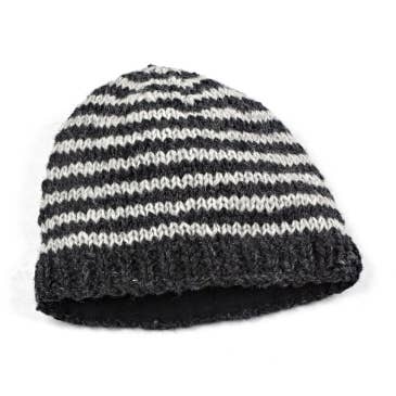 Woolen Striped Eddy Hat 05029 for wholesale by Nusantara Inc.
