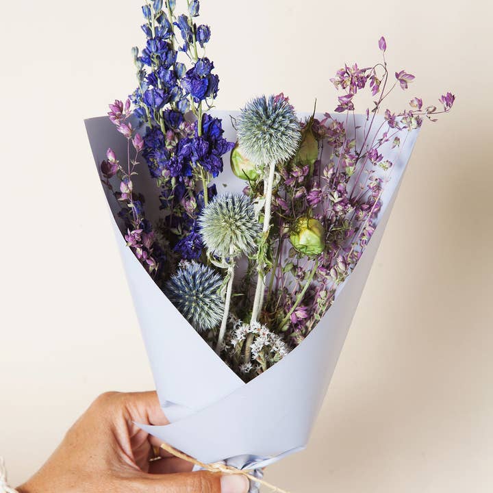 Idlewild Floral Co. - Wholesale Dried/Pressed Flowers - Lilac Small Field Bouquet
