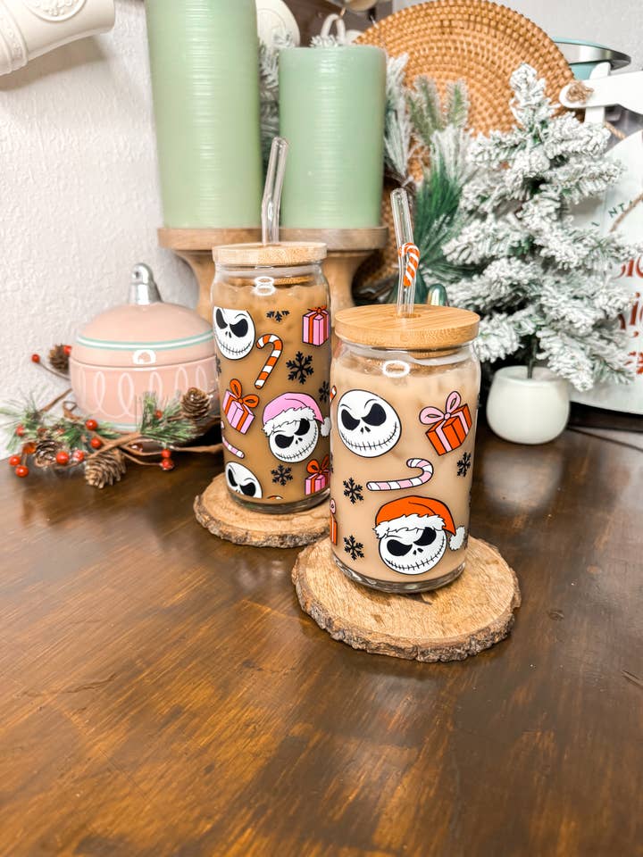 Santa Jack - Copo de Natal 450ml & 570ml por atacado de Curly Tailed Designs