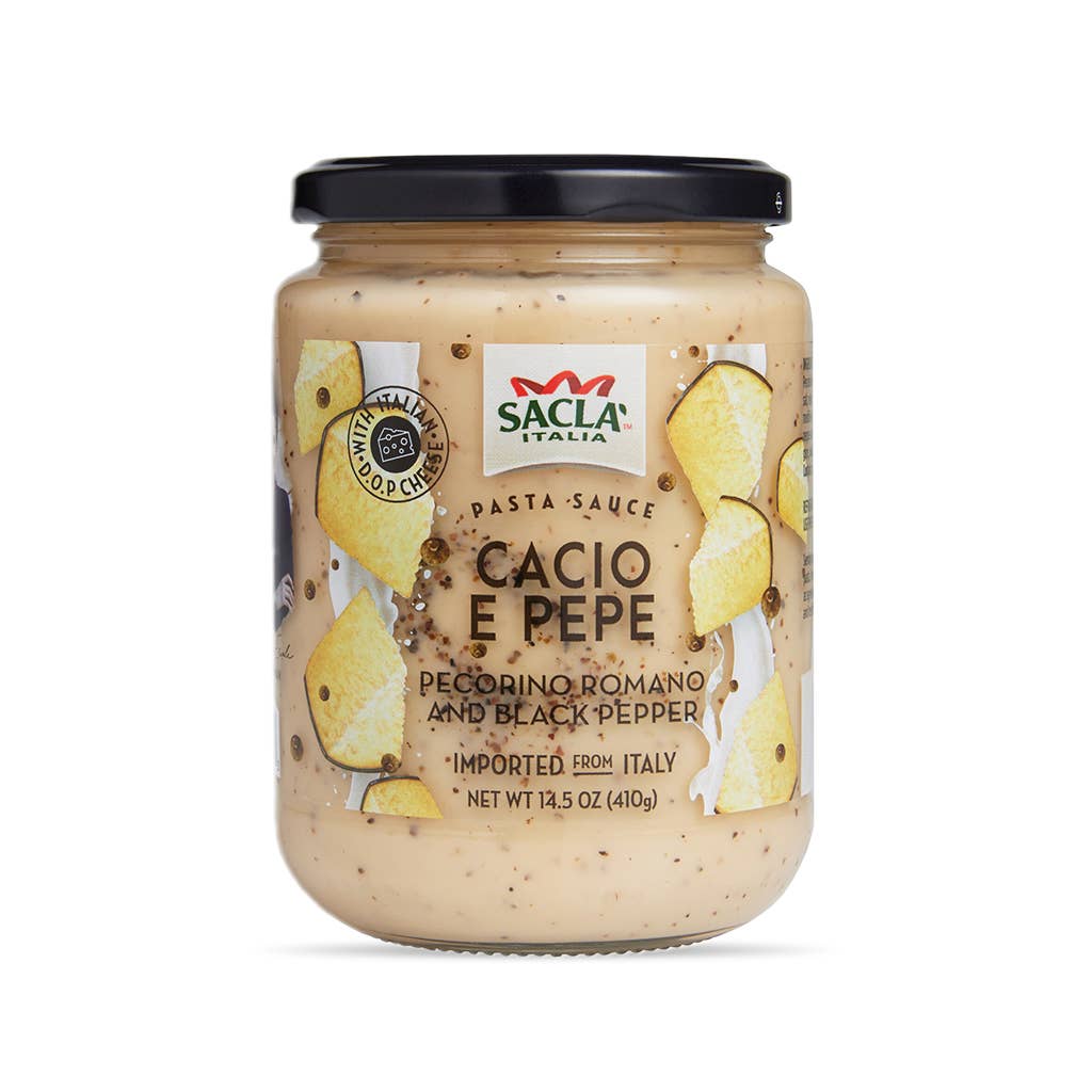 Sacla - Wholesale Pasta Sauce - Sacla Italy Cacio e Pepe White Pasta Sauce 6x14.5oz Imported