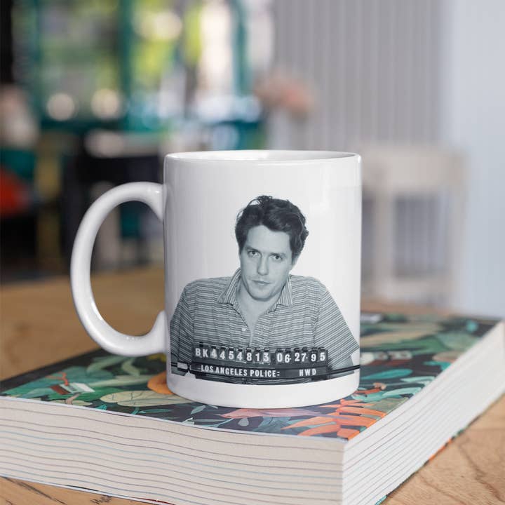 Lucky Mfg. Co. - Wholesale Coffee Mug - Hugh Grant Mugshot Mug
