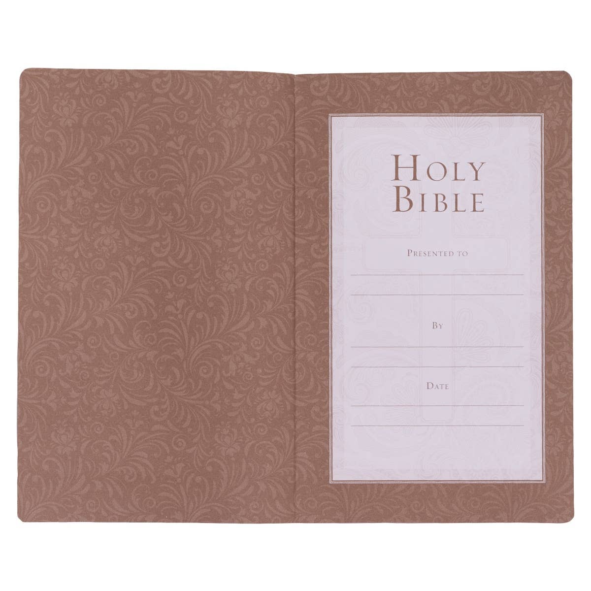 Christian Art Gifts - Wholesale Religion - KJV Bible Gift & Award Faux Leather, Tan3