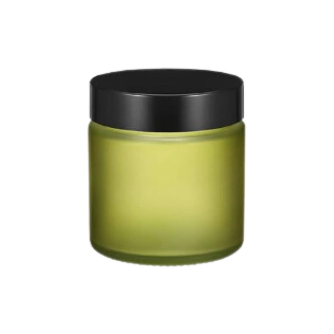 FK Private Label Labs - Wholesale Jar - 4oz Green Matte Glass Jar