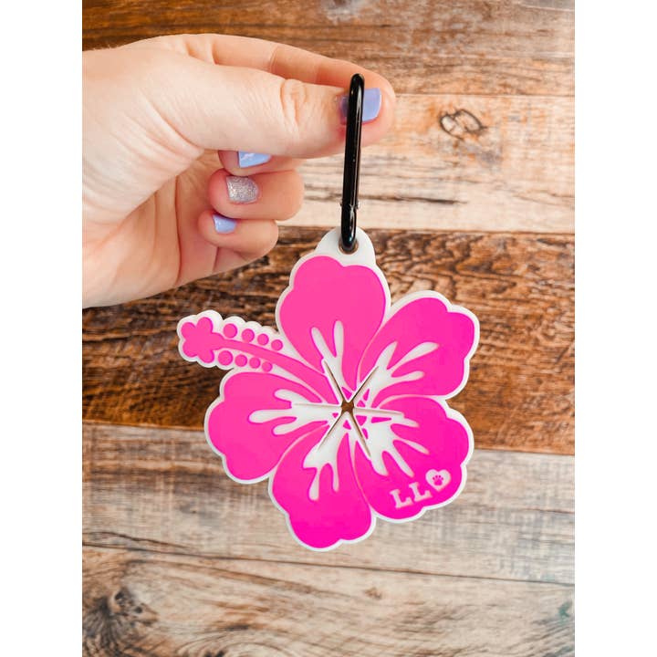 "Hibiscus" PooBagPal for wholesale by Luna & Lady Design Co.