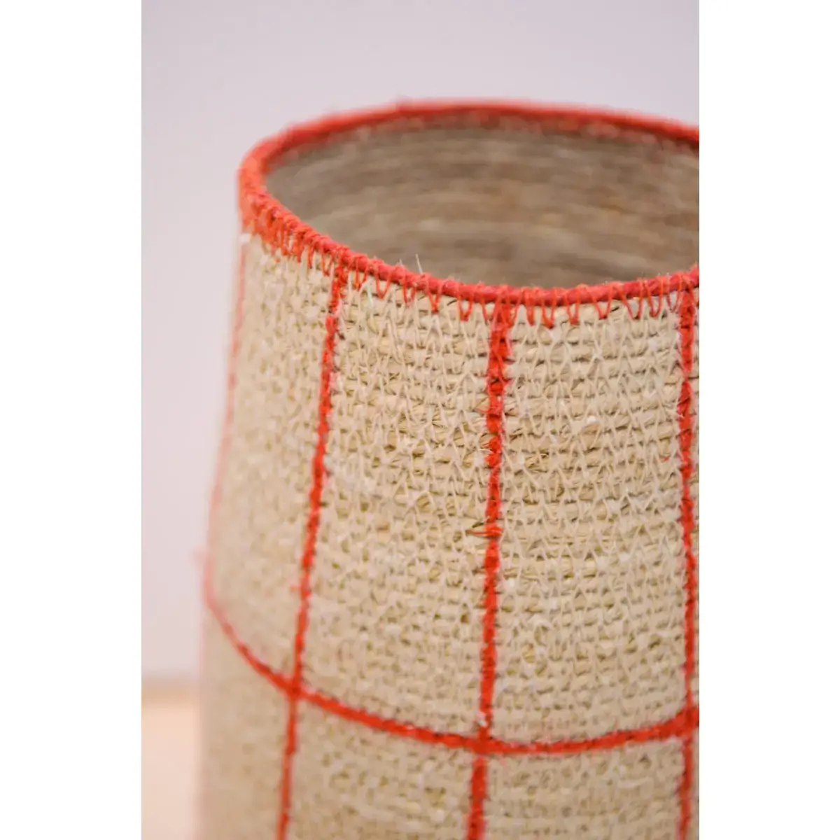 B A O B A B - Maison - Wholesale Basket - TRIBAL RED JONC Basket3