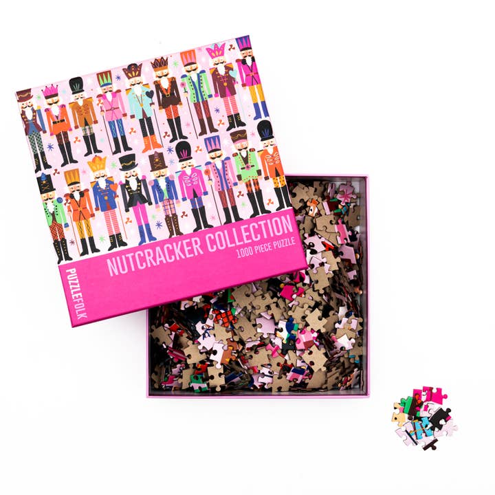 Puzzlefolk - Wholesale Puzzle - Adult - Nutcracker Collection 1,000 Piece Holiday Christmas Puzzle1